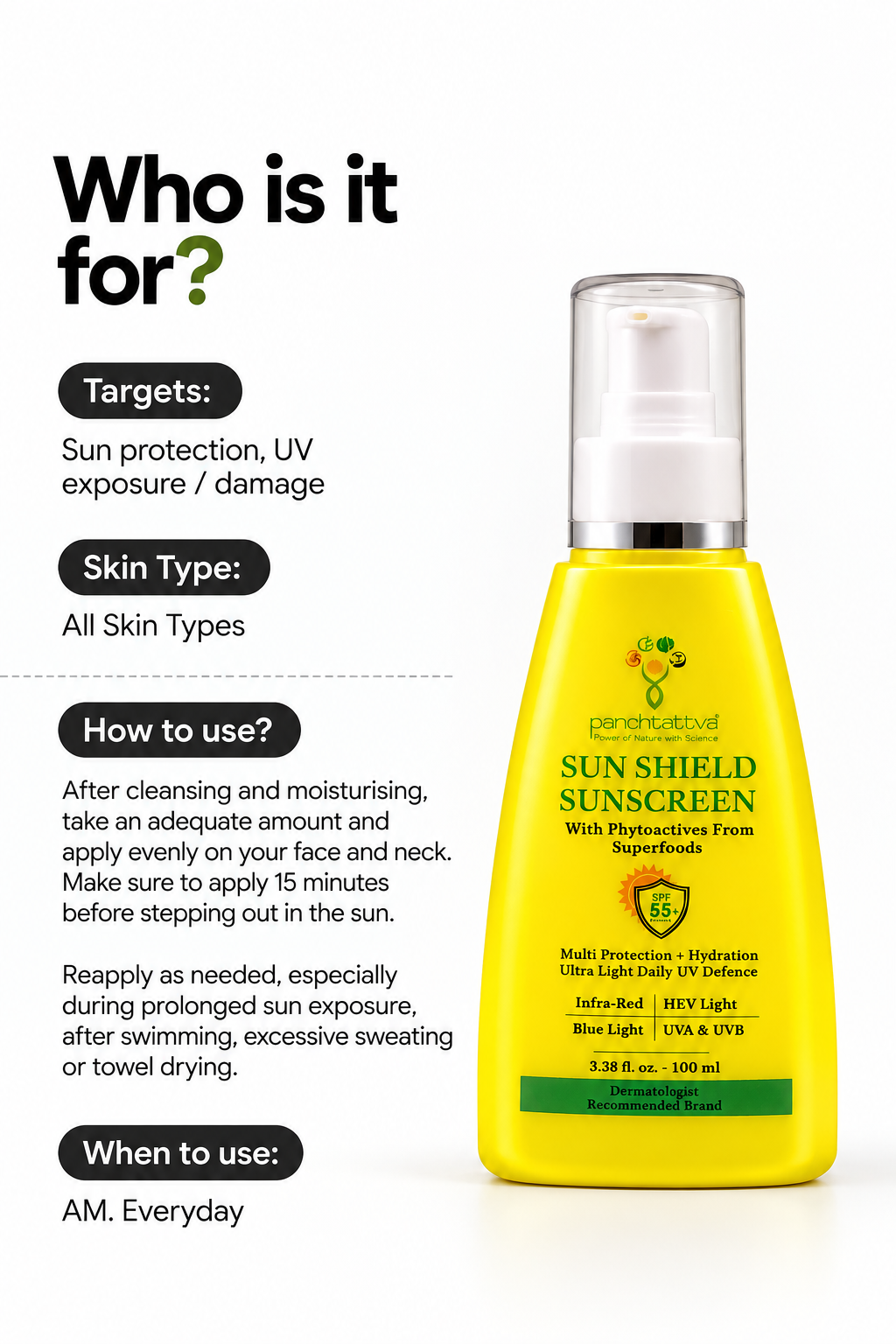 Panchtattva Sun Shield Sunscreen My Store