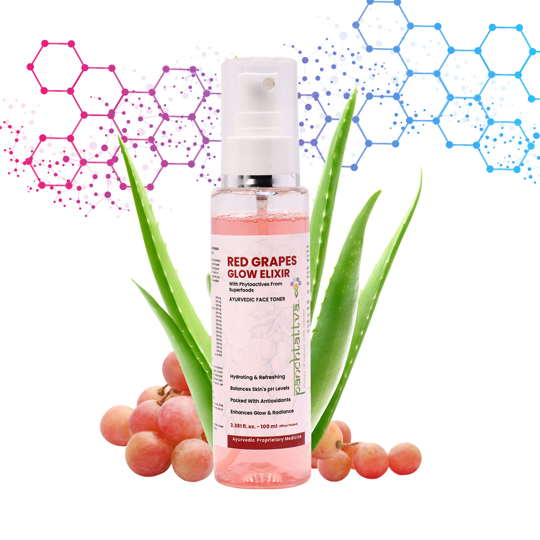 Red Grapes Glow Elixir