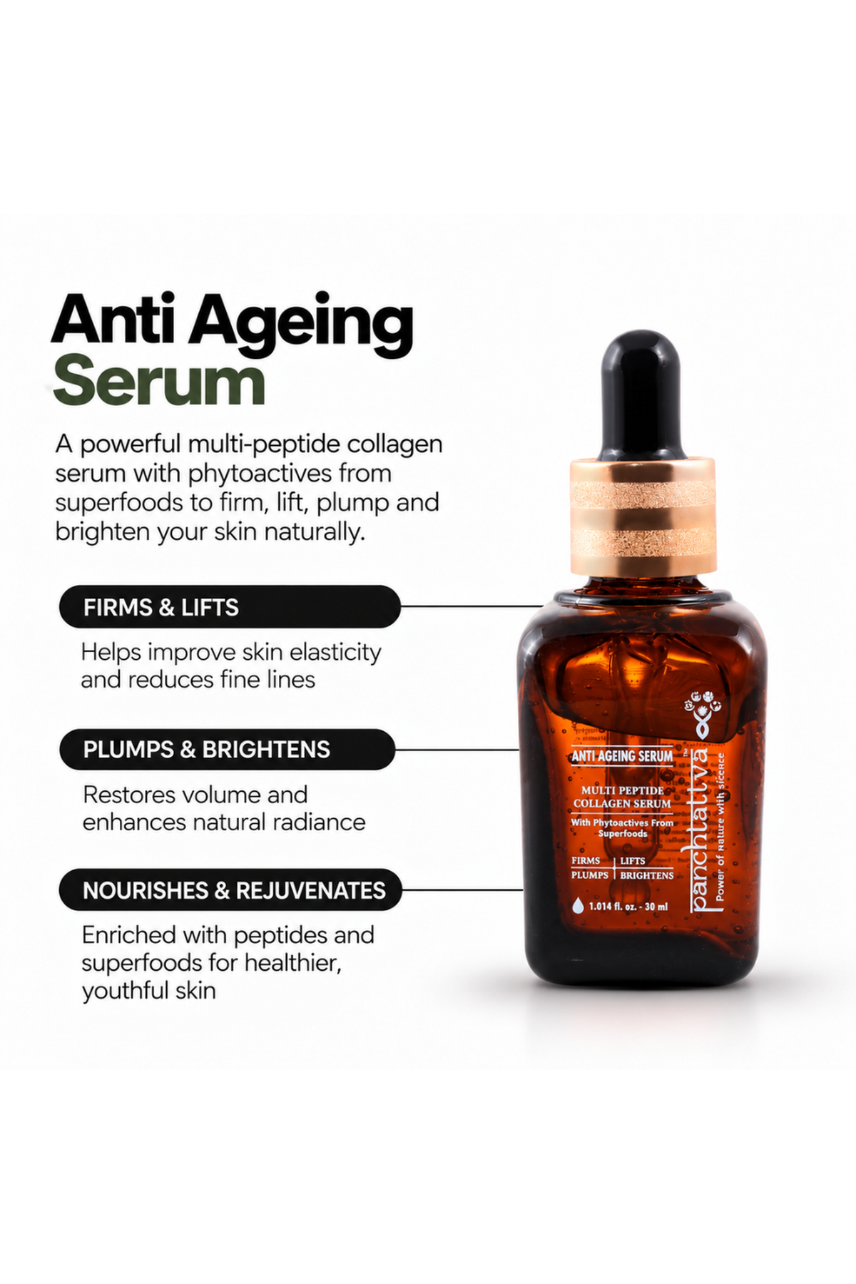Panchtattva’s Multi Peptide Collagen Serum My Store