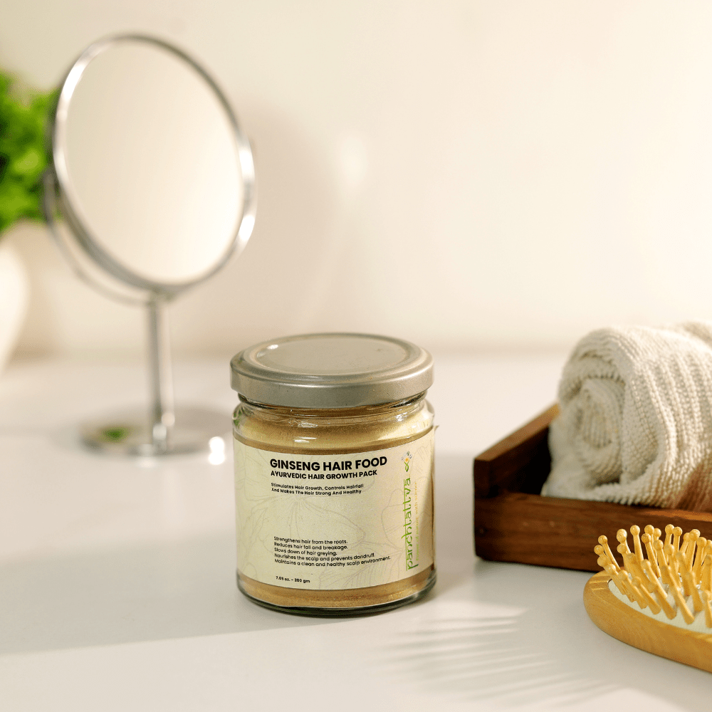 Ginseng Hair Food Ayurvedic Hair Growth Pack - panchtattvashop