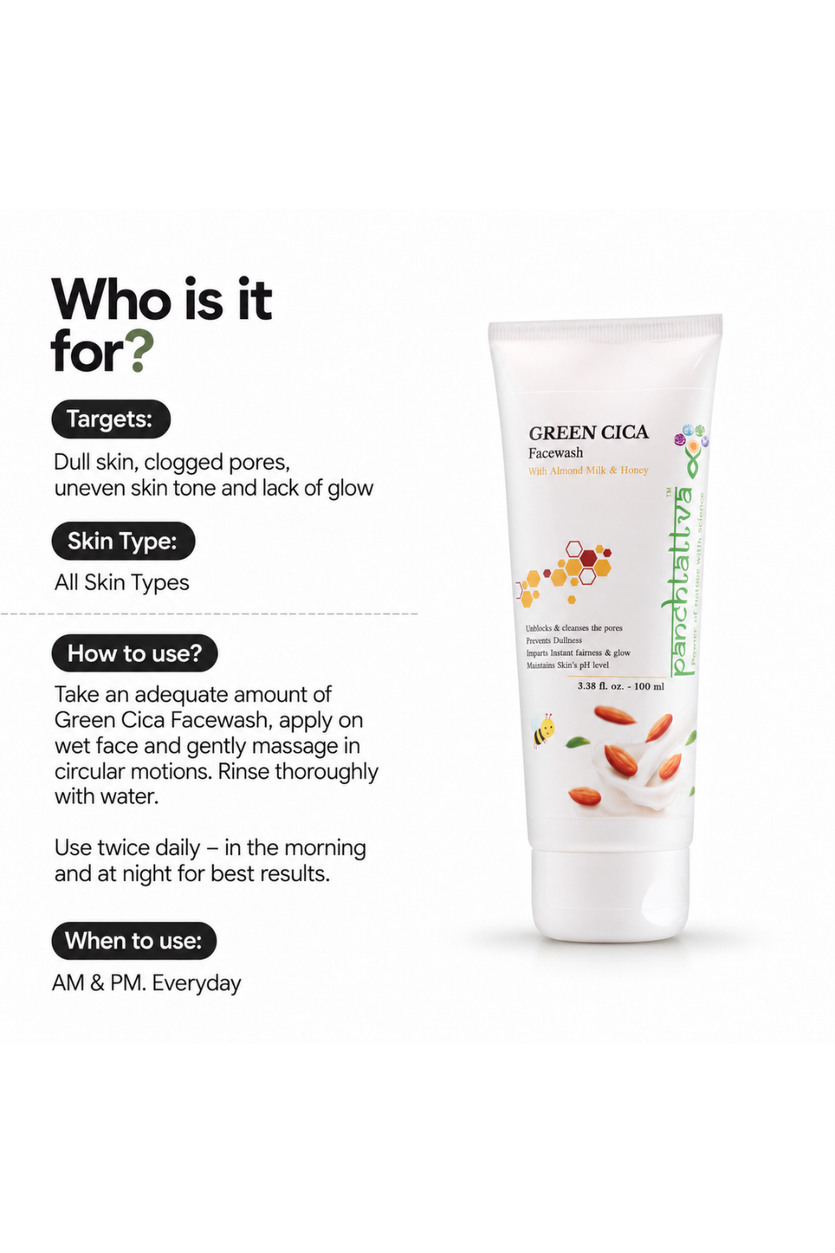 Panchtattva Green Cica Facewash My Store