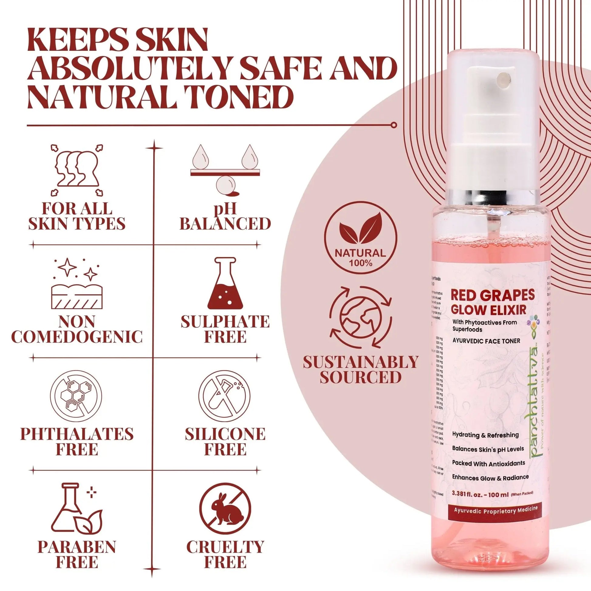 Red Grapes Glow Elixir - panchtattvashop