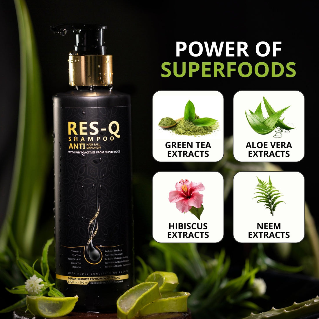 RES - Q Shampoo 200ML - panchtattvashop
