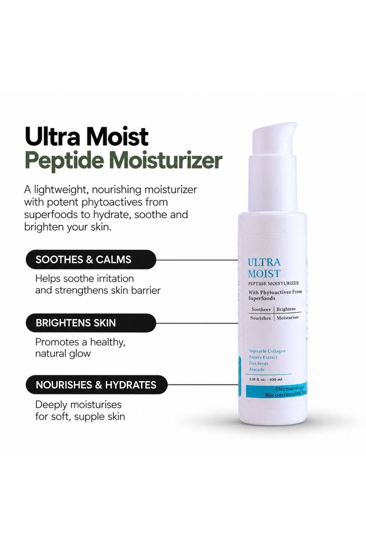 Ultra Moist Peptide Moisturizer My Store