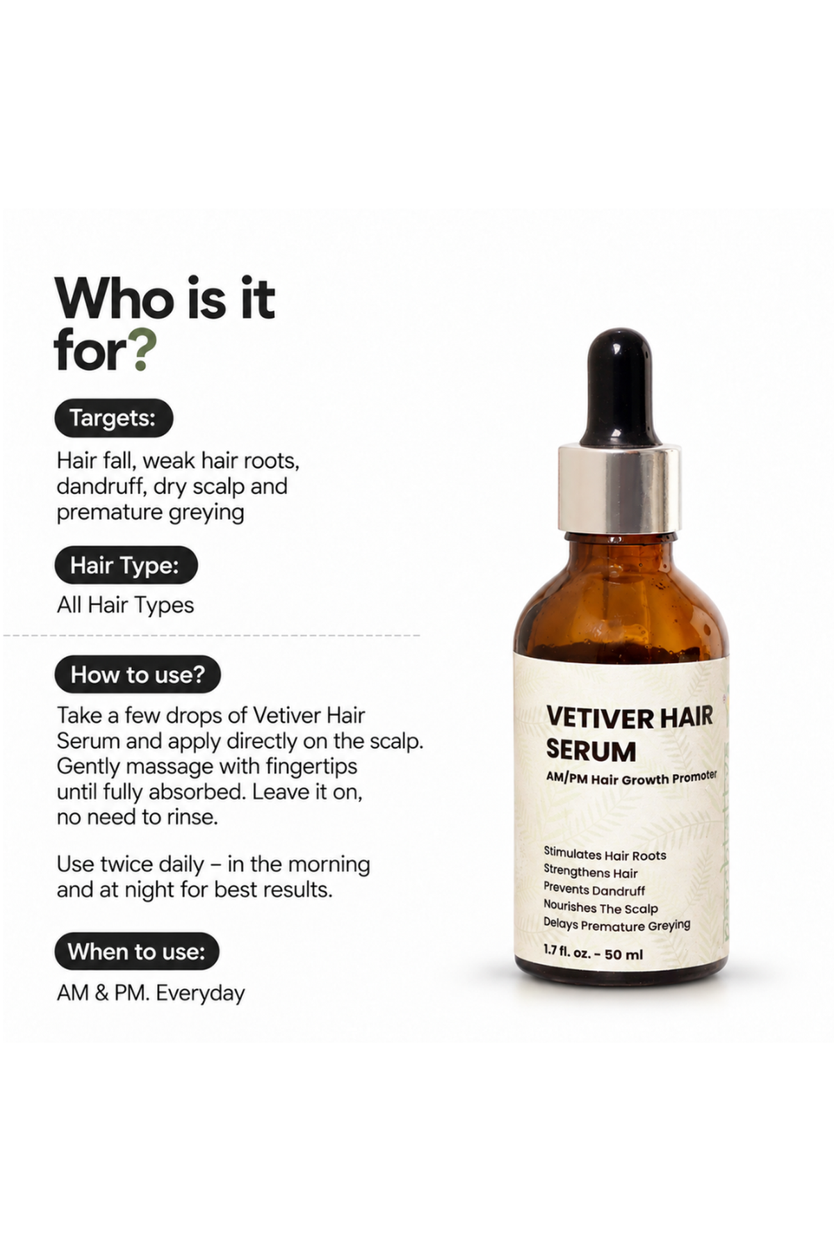 Vetiver Hair Serum My Store